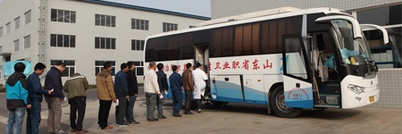 2016年3月5日尊龙凯时邀请山东省职业病医院的专业人员为特殊